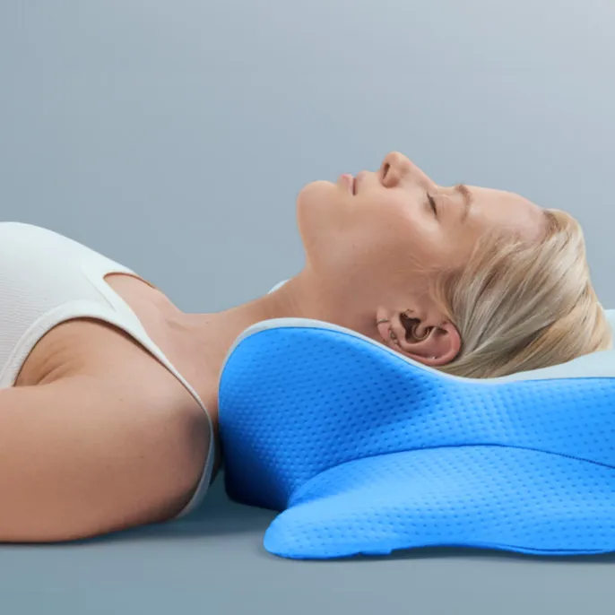 Four sleep positions supported by the Derila Ergo: side, back, front, and restless sleeper